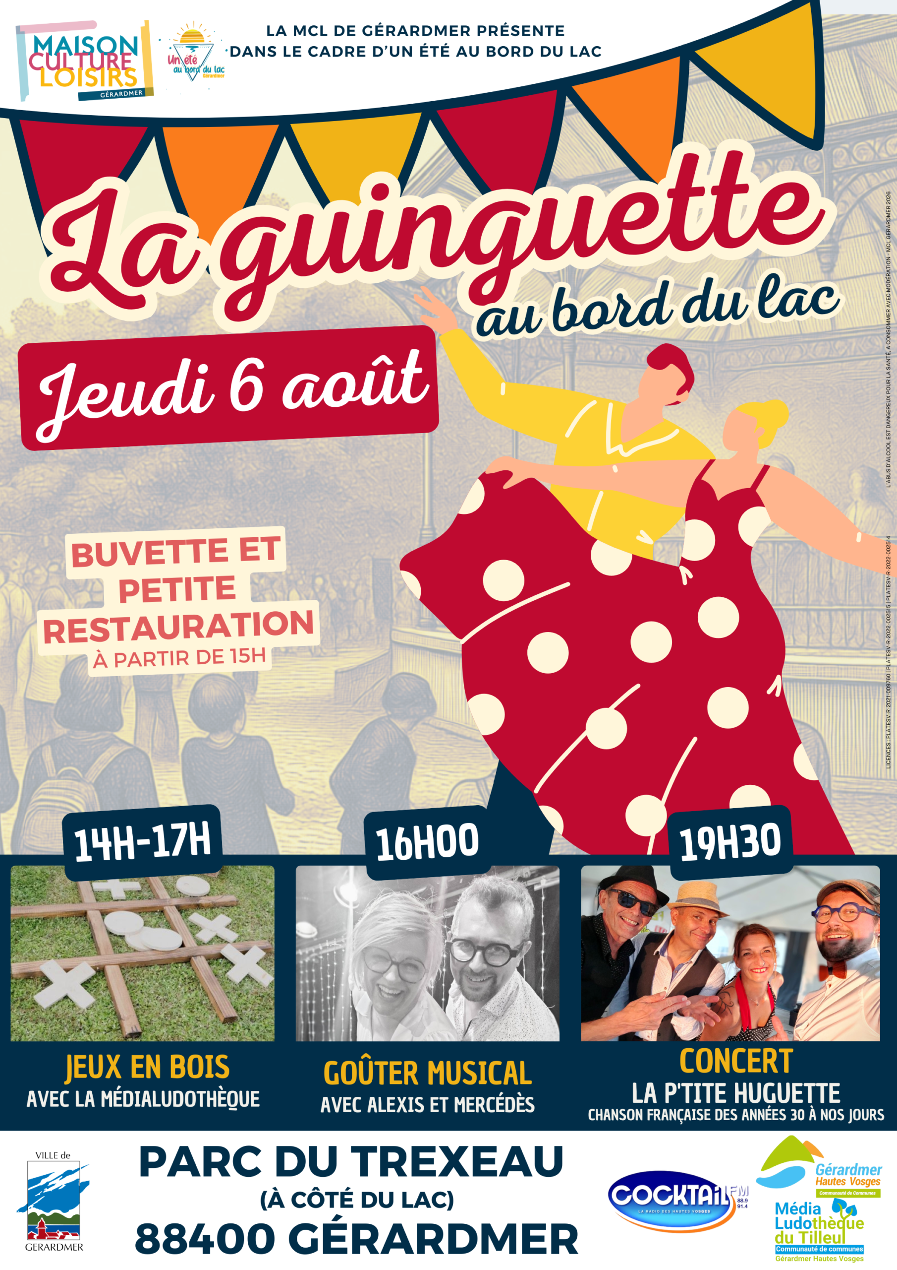 La guinguette au bord du lac La guinguette au bord du lac
