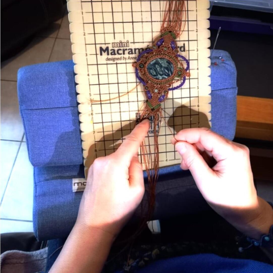 Atelier créatif micro macramé