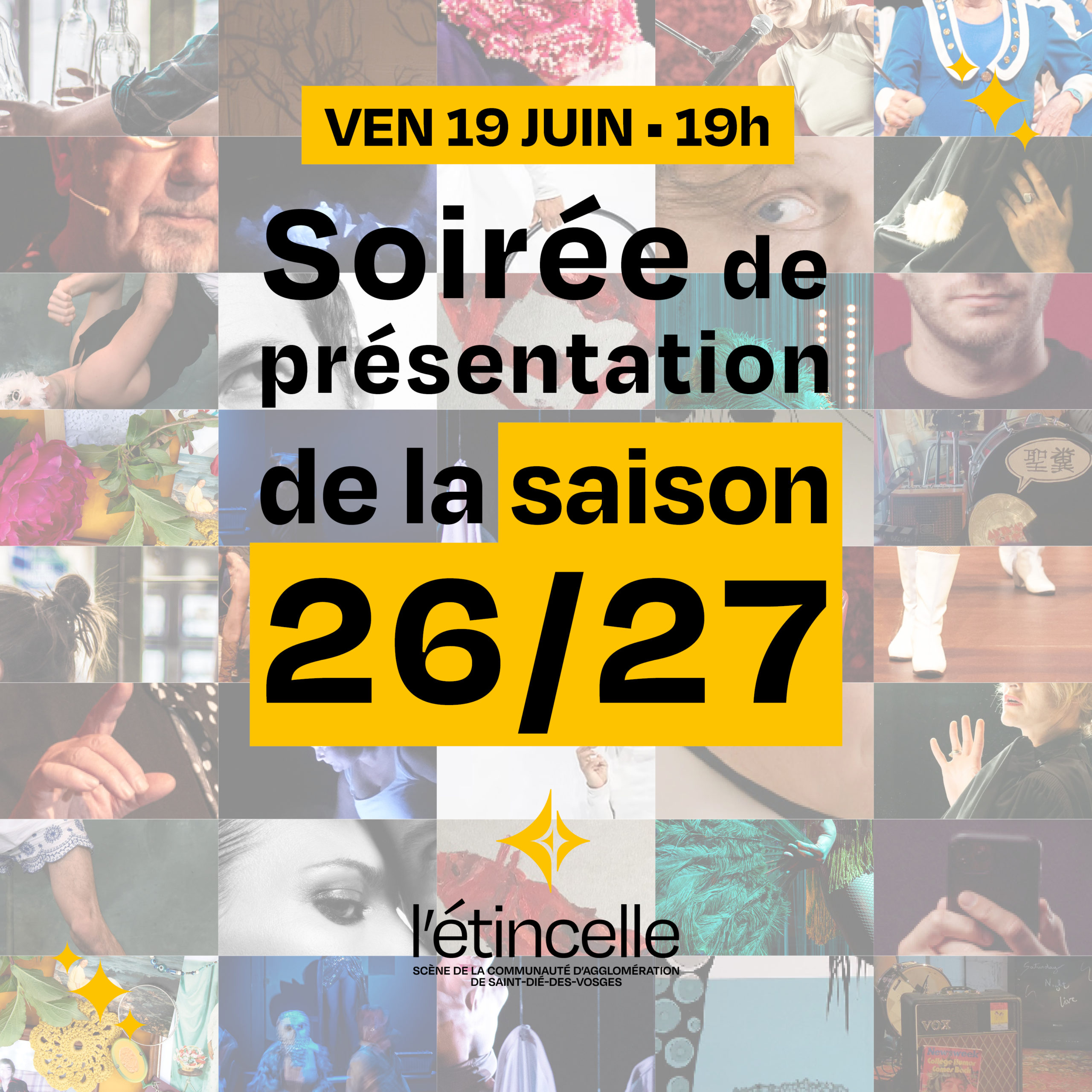 Soirée de présentation de la saison 26/27 Soirée de présentation de la saison 26/27