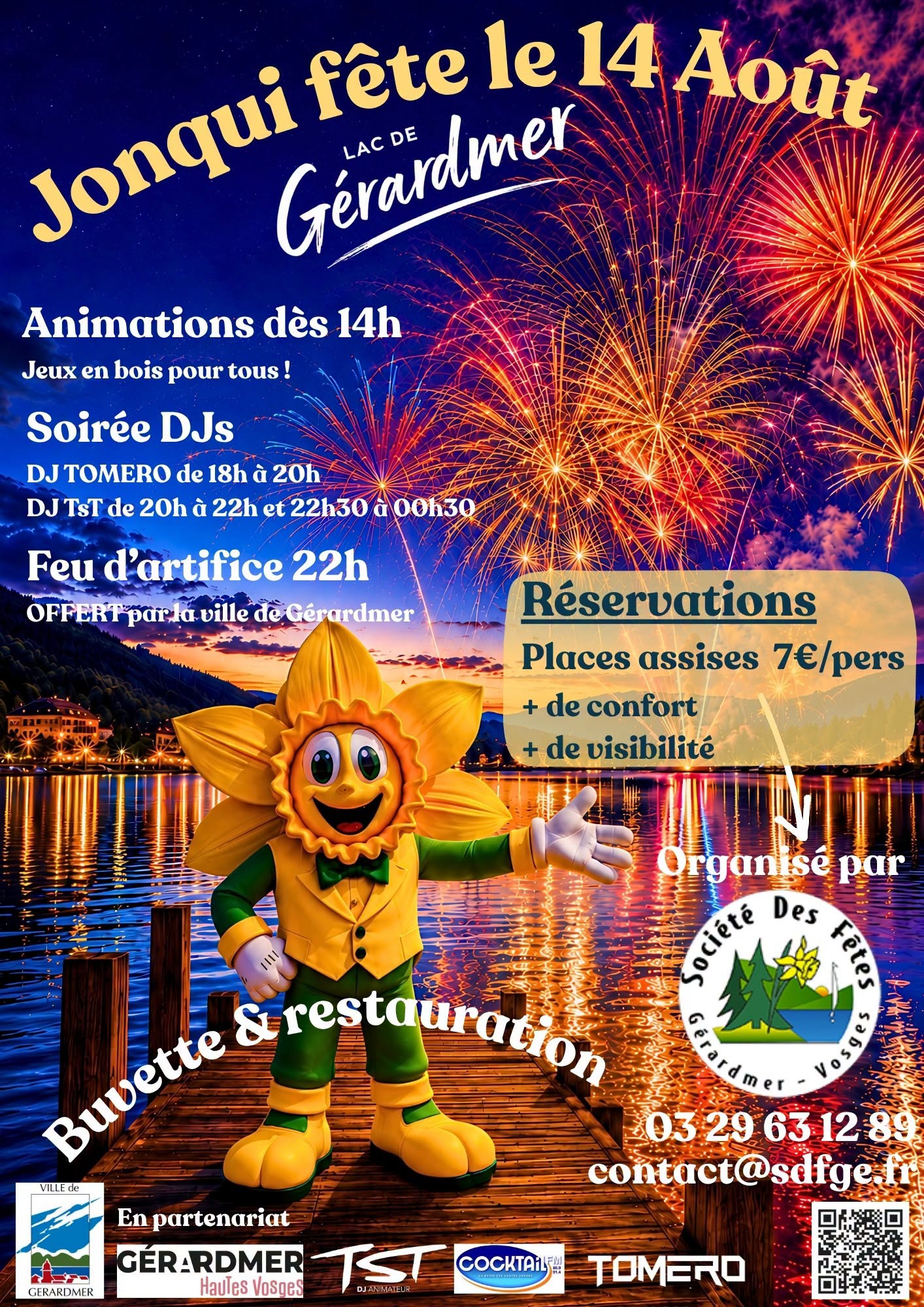 Jonqui fête le 14 août