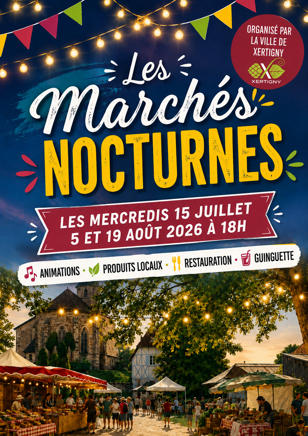 Marché Nocturne de Xertigny Marché Nocturne de Xertigny