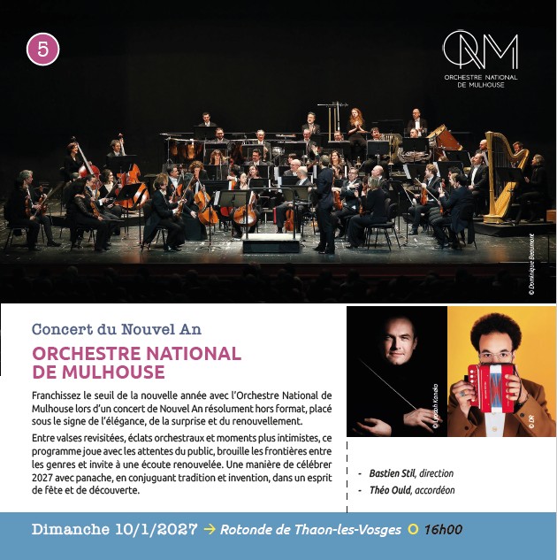 Concert du Nouvel An : Orchestre National de Mulhouse