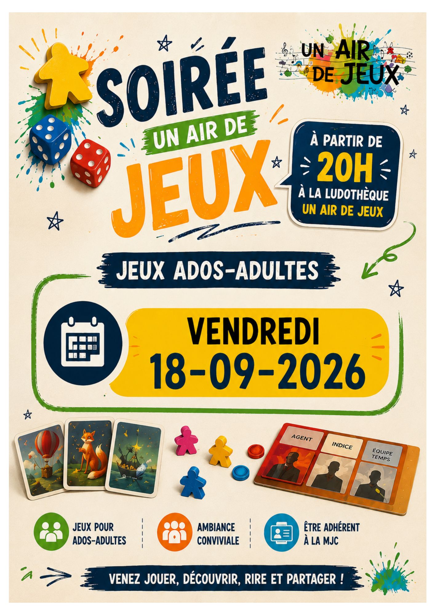 Soirée jeux Soirée jeux