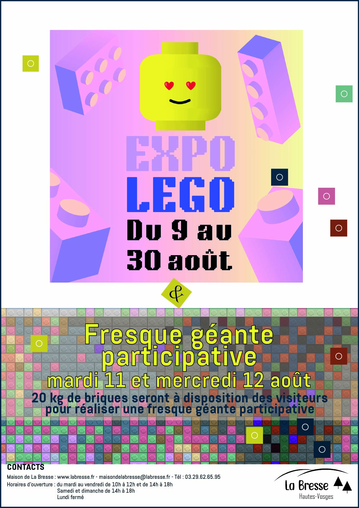 Fresque géante participative LEGO Fresque géante participative LEGO
