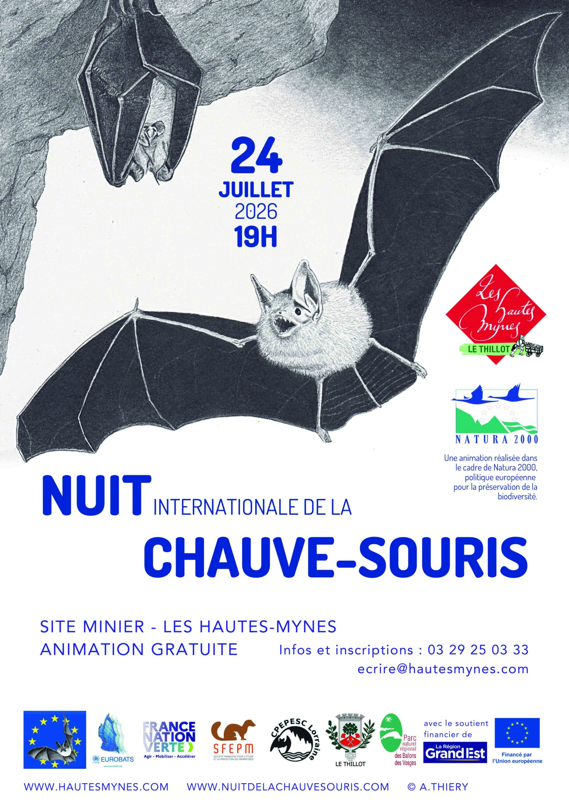 30e Nuit internationale de la chauve-souris aux Hautes-Mynes du Thillot