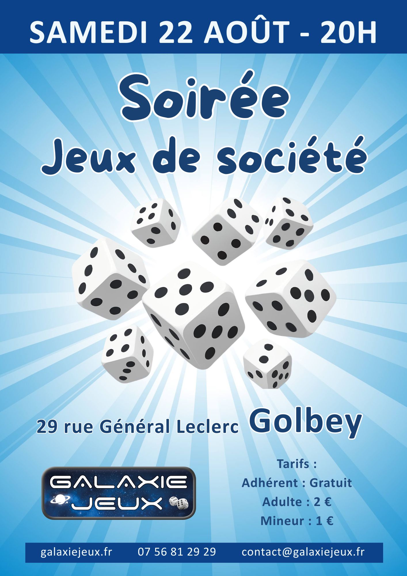 Soirée Jeux de société