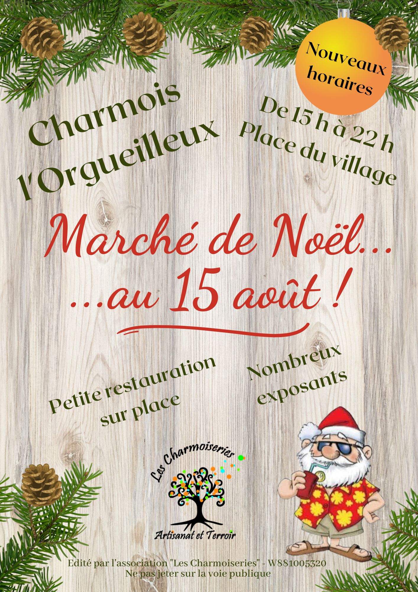 Marché de Noël... au 15 août ! Marché de Noël... au 15 août !