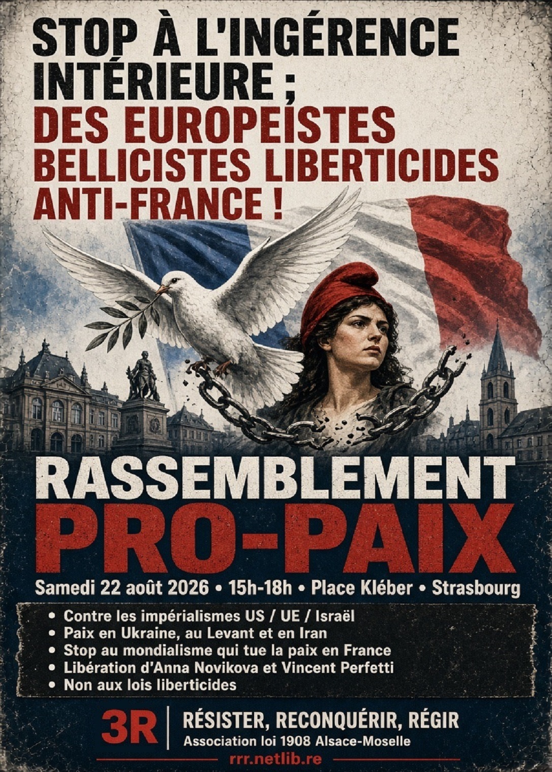 Stop à l’ingérence intérieure ; des européistes bellicistes