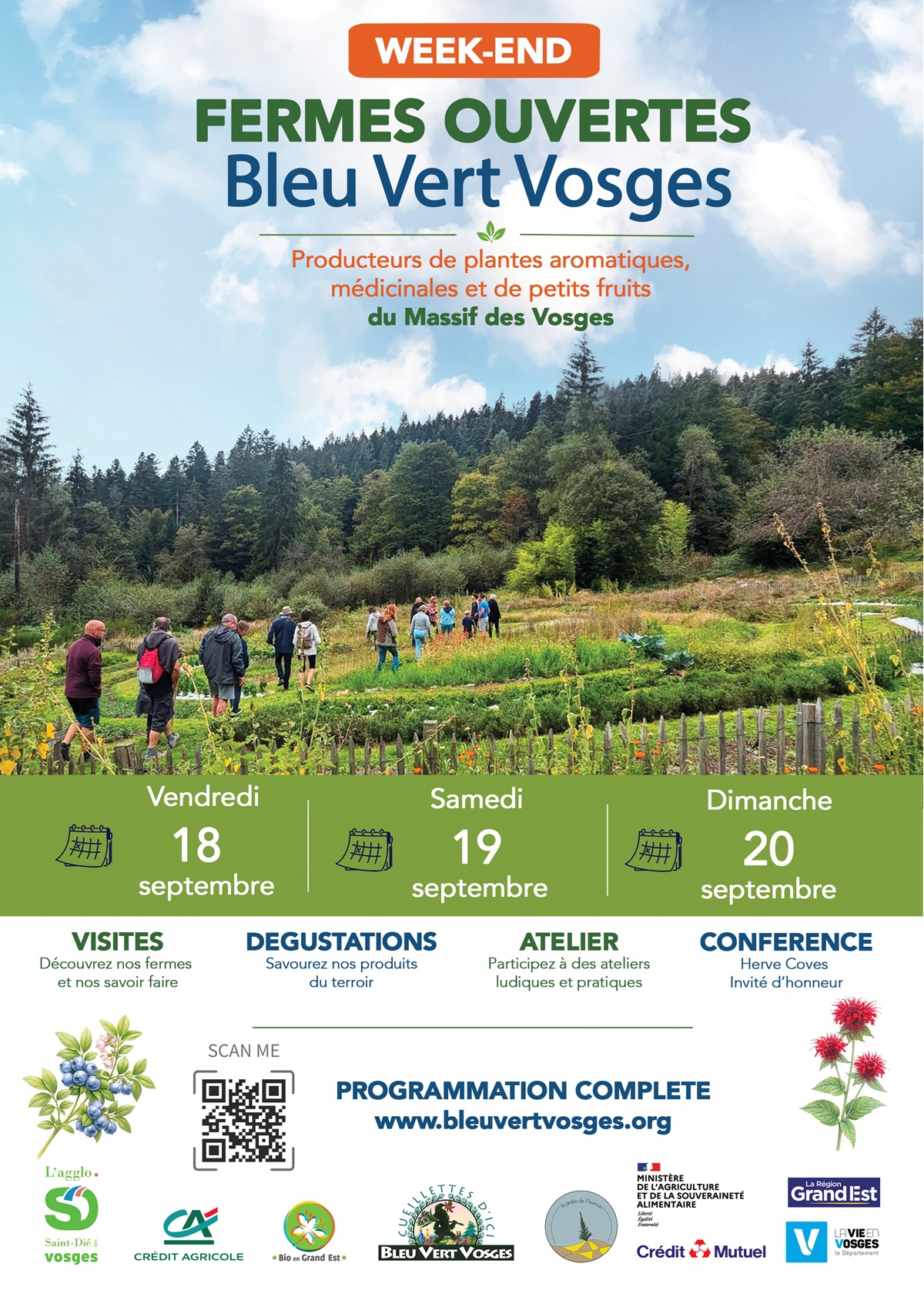 Visite de jardin et explication du processus de distillation