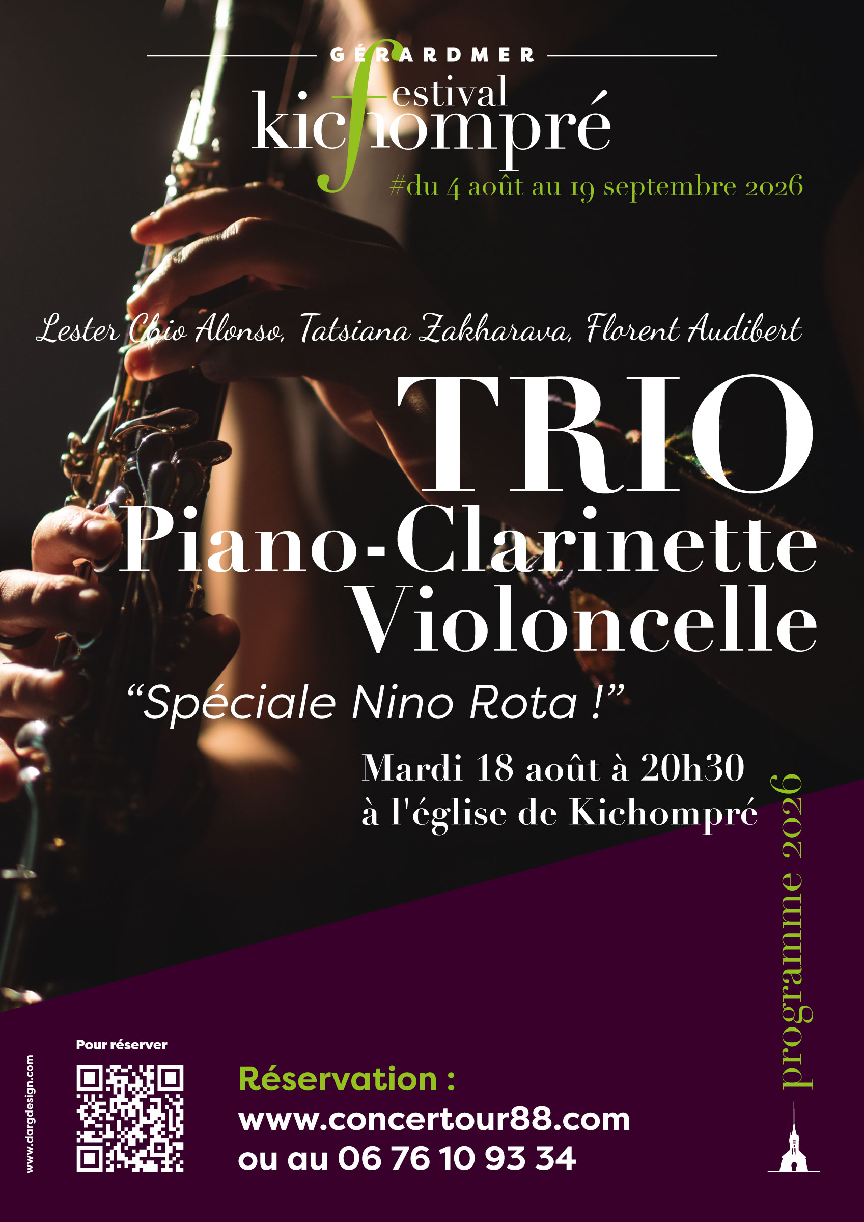 Trio Piano-Clarinette-Violoncelle