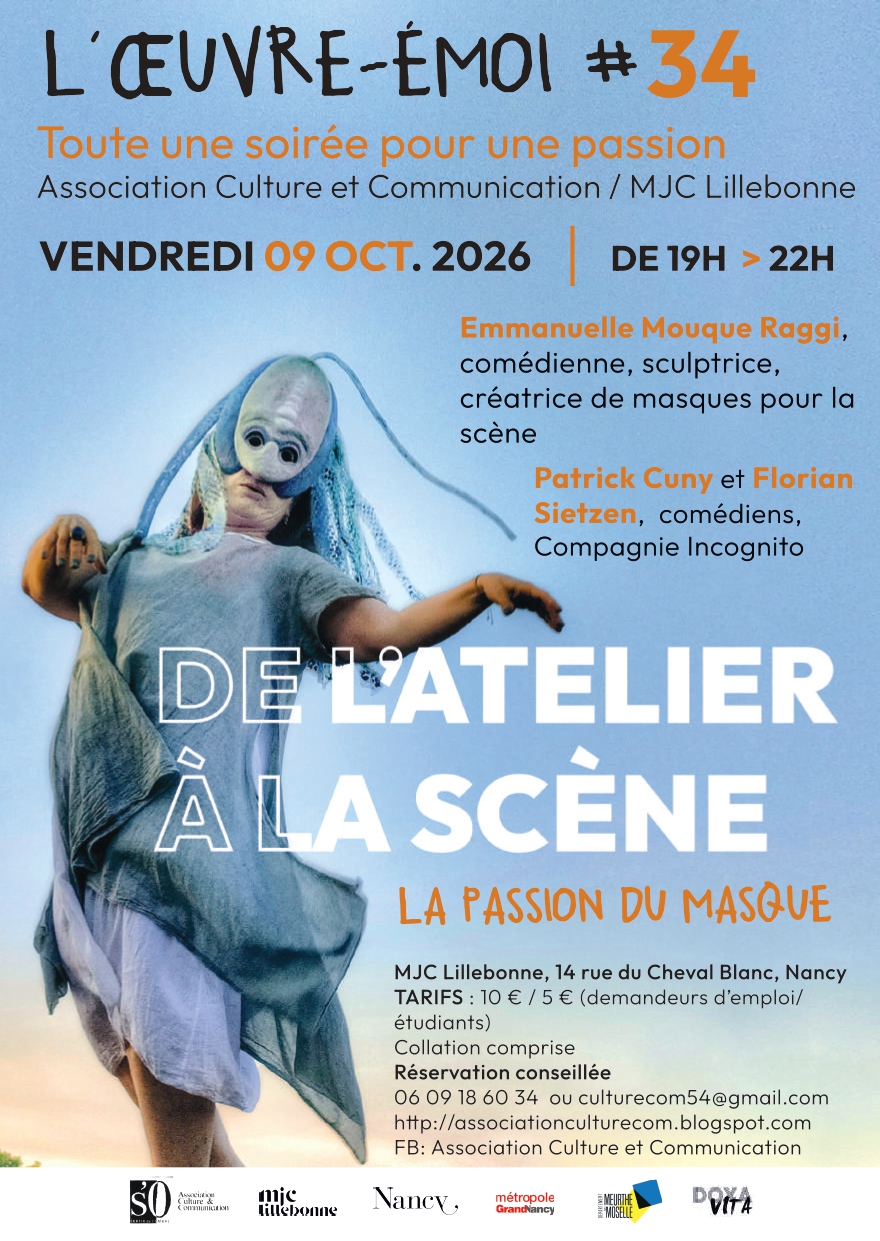 De l'Atelier à la scène, passion masque