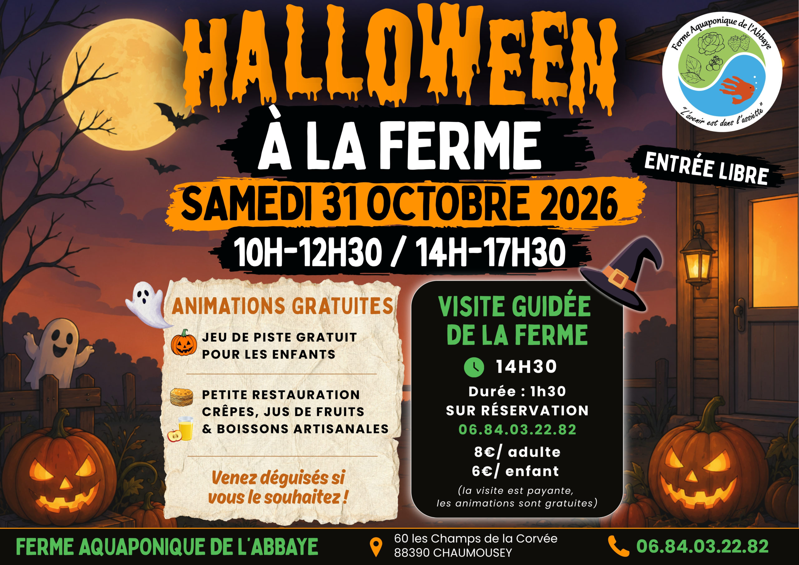 Halloween à la Ferme Aquaponique