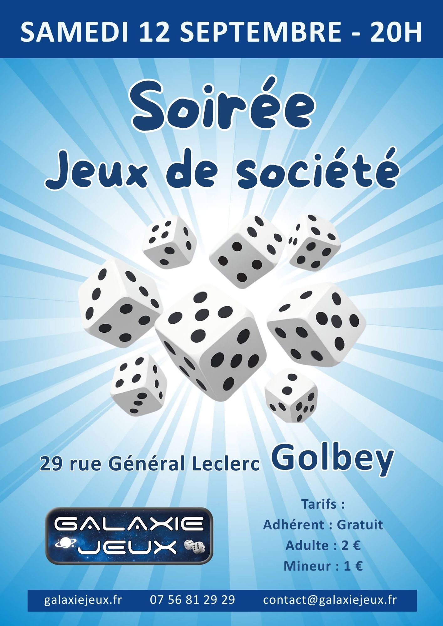 Soirée Jeux de société
