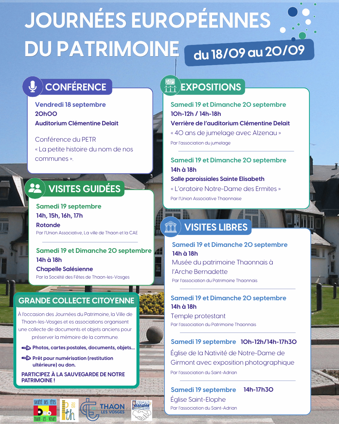 Journées Européennes du Patrimoine à Thaon-les-Vosges