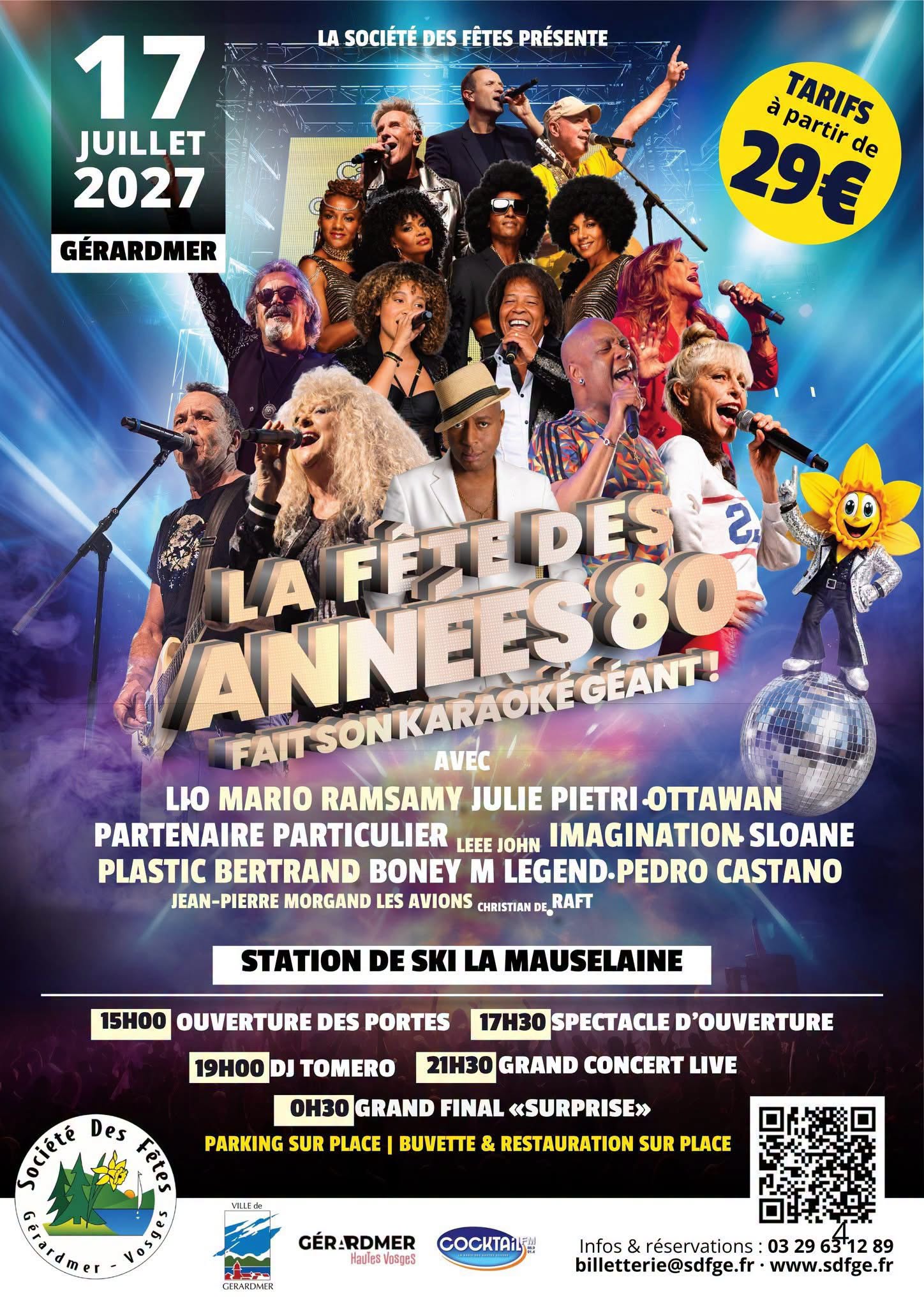 Jonqui fête les années 80