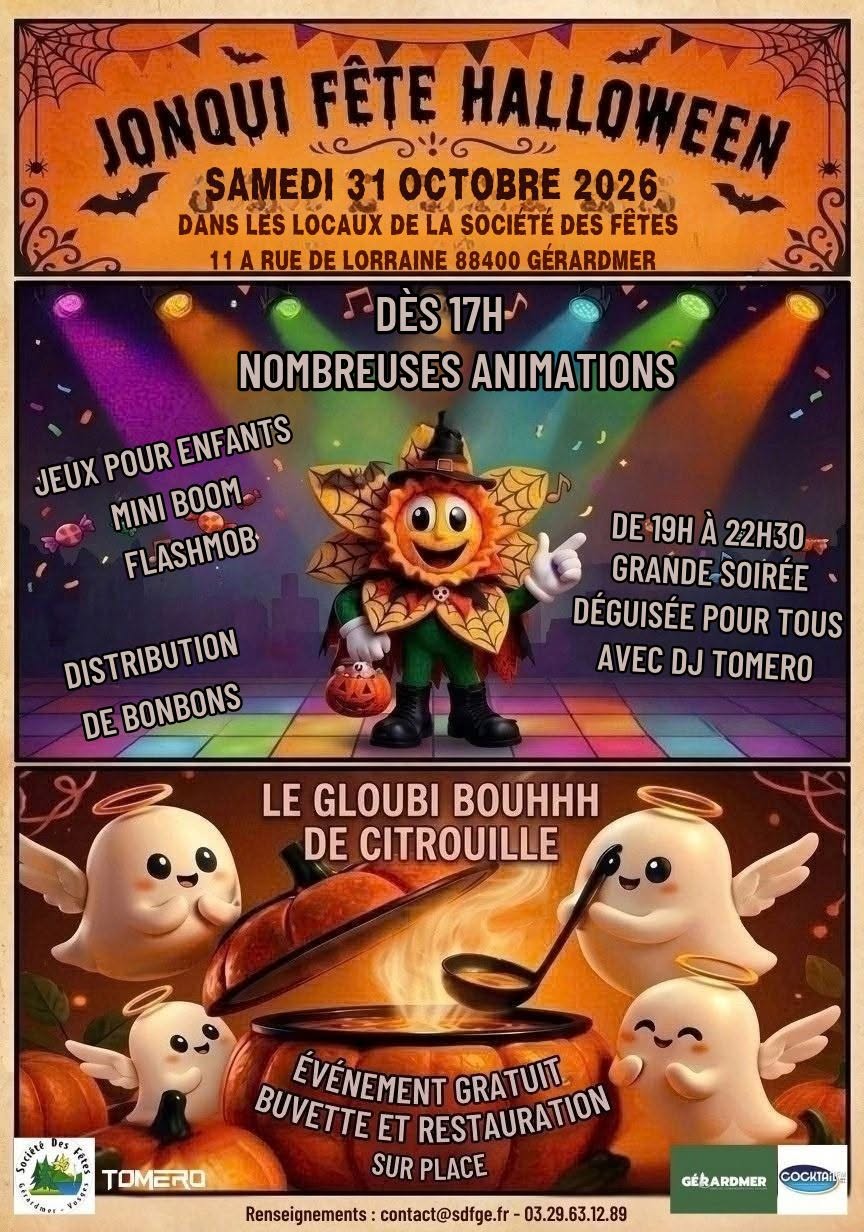 JONQUI FÊTE HALLOWEEN À GÉRARDMER !