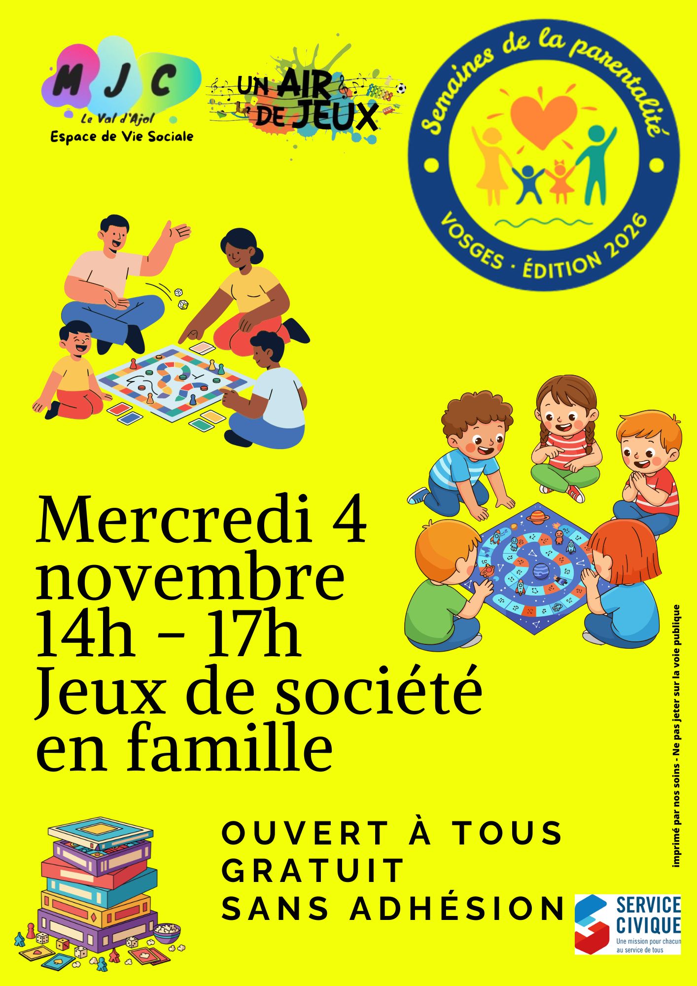 Après-midi jeux de société en famille