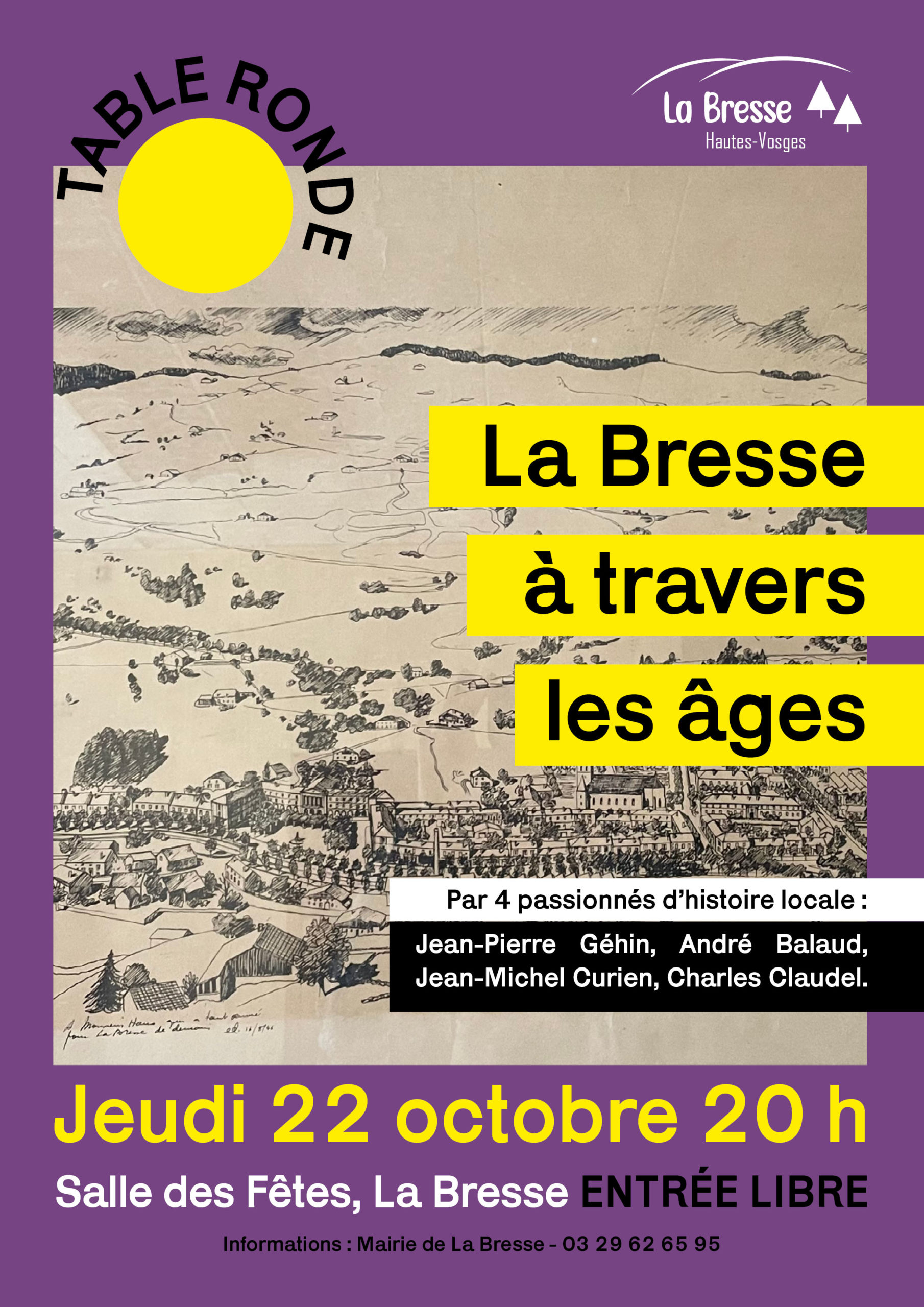 La Bresse à travers les âges-Table ronde historique et littéraire La Bresse à travers les âges-Table ronde historique et littéraire