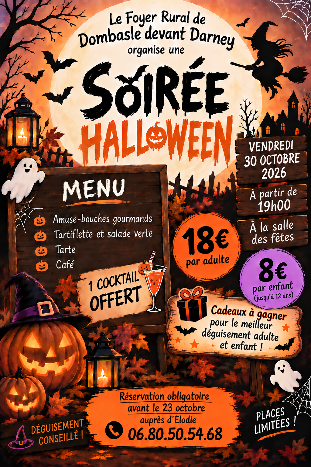 Soirée Halloween avec le Foyer Rural